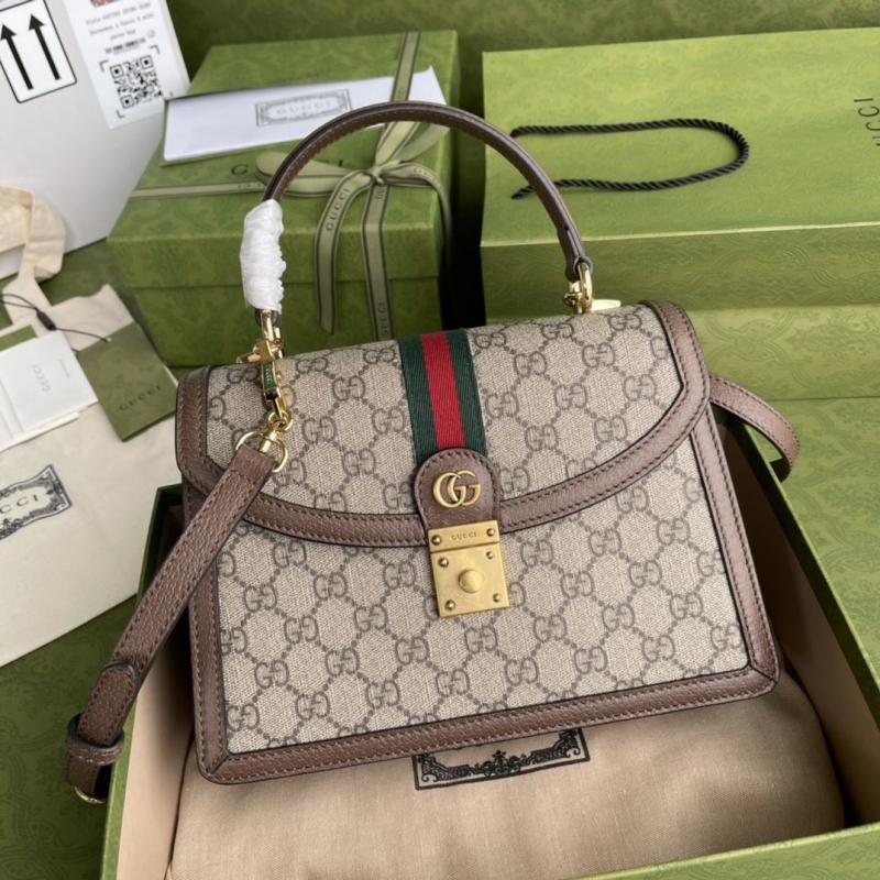G*u*i top handle bags